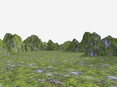 微地形 微地形 群山山脉 山体 公园景观 地形