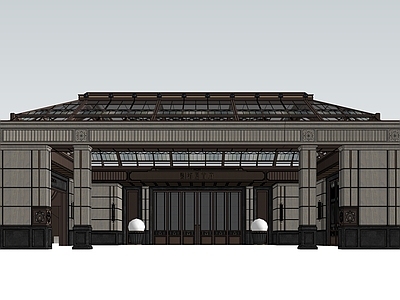 新古典主义售楼处建筑 建发 海阅首府 海派 artdeco 桃浦