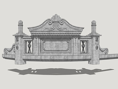 欧式门头 海派建筑门头 欧式建筑门头