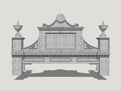 欧式门头 海派建筑门头 欧式建筑门头