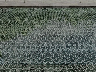 极简主义地砖 现代地面石材拼花