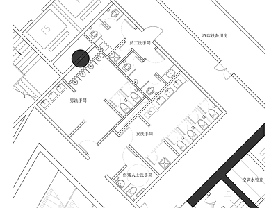 公共卫生间 公共卫生间平面图 公卫平面图