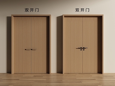 极简双开门 现代双开门 双开门 大门 双开大门
