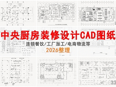 其他餐饮空间 中央厨房 电商物流 连锁餐饮 工厂加工