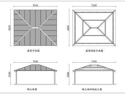 亭子图库 金柱翠顶亭 翠顶鎏金亭 金柱八角亭 翠顶立柱亭 金顶翠柱亭