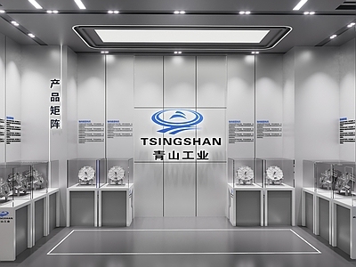 现代简约企业文化展厅 汽车零件展厅 车企展厅 科技感展厅