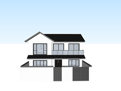 新中式乡村民房