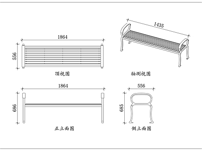 座凳图库 白铁条板椅 金属靠背椅 白条扶手椅 户外金属椅 板式长条椅