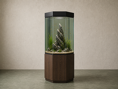 极简其他生活用品 鱼缸 水族箱 造景缸 鱼缸柜 水景