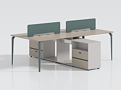 现代简约办公桌 现代简约办公桌 工作位 职员桌