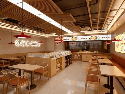日式面馆 快餐店