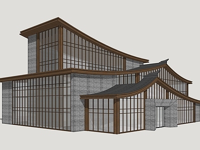 新中式博物馆 博物馆建筑 公共建筑