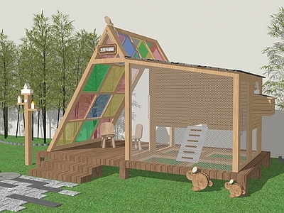北欧其他景观小品 儿童光影鸟语屋 养殖小屋