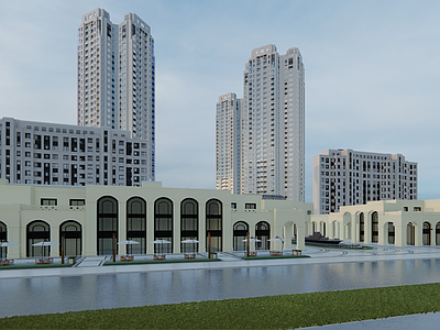 新古典主义小区建筑