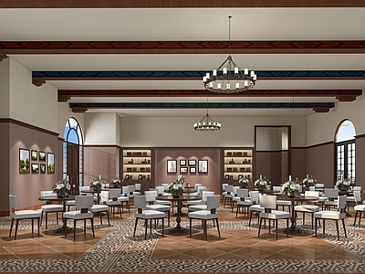 美式酒店餐厅