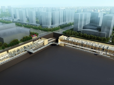 现代主义地下交通枢纽 地下交通枢纽