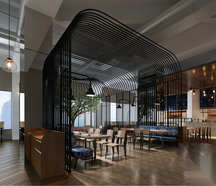 5套主题餐厅空间设计方案（含3DMAX模型）