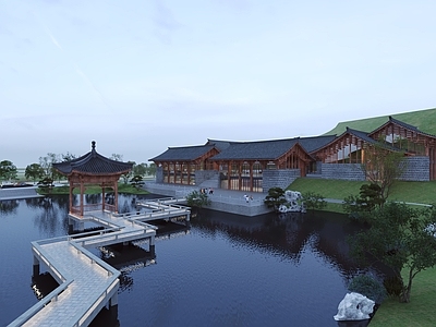 新中式艺术风格建筑