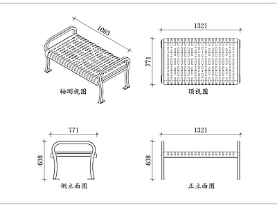 家具图库 网面金属凳 黑网长条凳 镂空休闲凳 金属网面凳 户外网孔凳