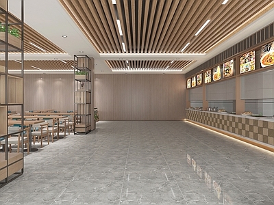 现代简约自助餐厅