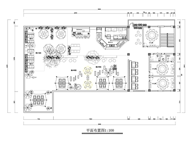其他餐饮空间 屋顶休闲区平面图 屋顶餐厅区平面图 户外餐厅平面图 露天餐厅平面图
