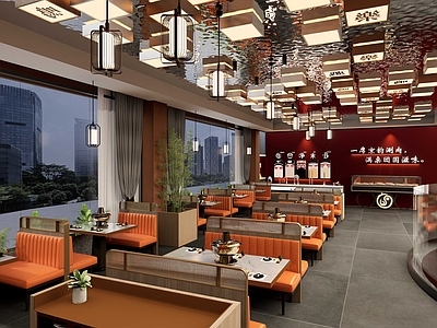 新中式火锅店 火锅店 京剧文化餐饮空间 京剧餐厅 京剧 餐厅