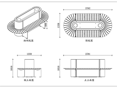 家具图库 环形木凳 围合木凳 圆型休闲凳 庭院环凳 园林围凳