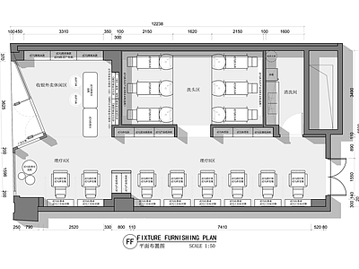 理发店 现代理发店 美发店 美发沙龙 美容美发 丝域养发