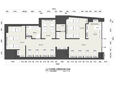 理发店 现代理发店 美发店 美发沙龙 美容美发 丝域养发
