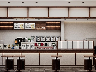 新中式奶茶店