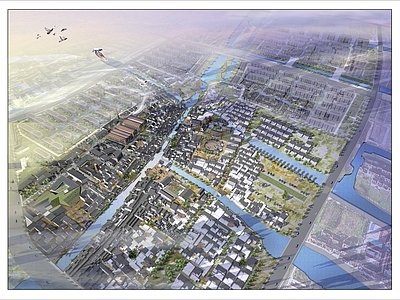 城市规划 唐市古镇商业街