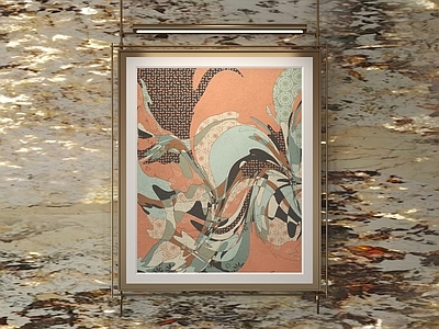 现代抽象轻奢风挂画