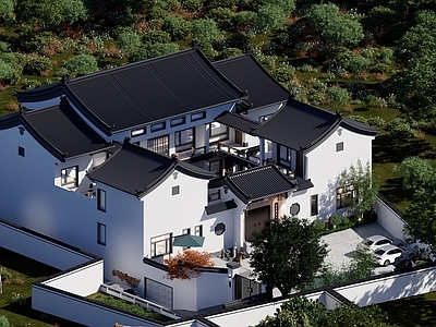 新中式四合院