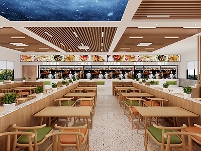 北欧学生食堂 食堂 学生食堂 餐厅 员工餐厅