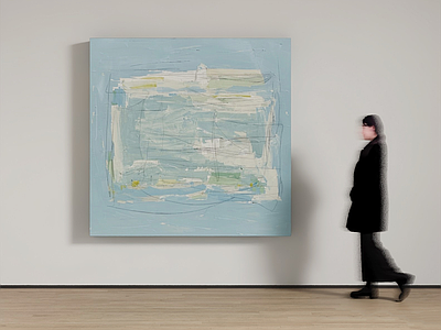 极简主义挂画 油画 抽象挂画 卧室挂画