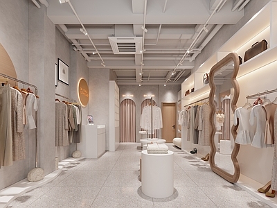 奶油风服装店 服装店 女装