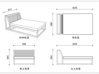 家具图库 格栅靠背椅 原木休闲躺 镂空木躺椅 庭院格栅椅 木质斜靠椅