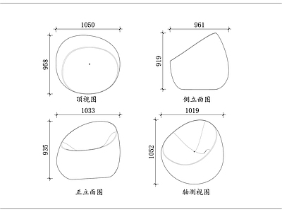 家具图库 球形休闲椅 镂空单人椅 弧形靠背椅 创意休闲椅 环抱式坐椅