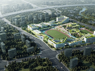 现代主义学校建筑 重庆 中学 山水校园