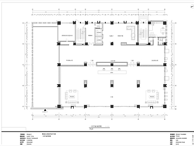 办公大堂 企业总部大堂 电梯厅办公区 全套施工图