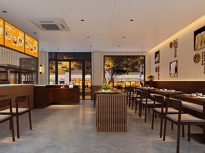 新中式面馆 板面 连锁面馆 新中式 明档 餐厅