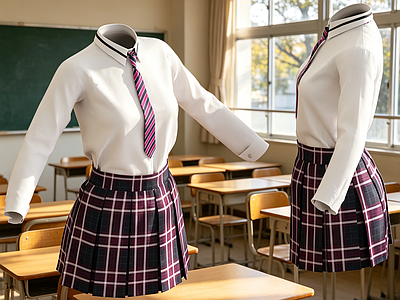 日式校园风衣服 校服 校裙 制服 韩式校服 校服短裙