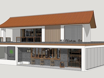 新中式奶茶店 茶饮店 奶茶店 餐饮空间 闽南茶饮店 闽南红砖建筑