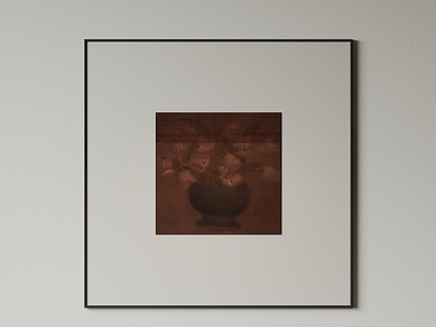 侘寂儿童挂画 现代极简挂画 抽象装饰画 高端艺术挂画 侘寂中古风画 意式肌理油画