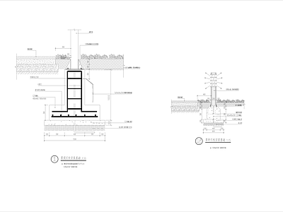 其他景观 灯具安装大样图