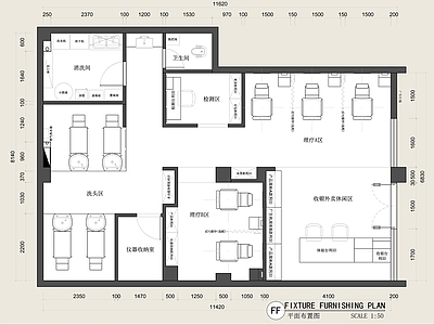 理发店 现代理发店 美发店 美发沙龙 美容美发 丝域养发