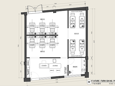 理发店 现代理发店 美发店 美发沙龙 美容美发 丝域养发