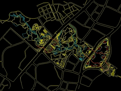 综合性公园 厦门大型山地公园 山地公园景观 精品景观平面图
