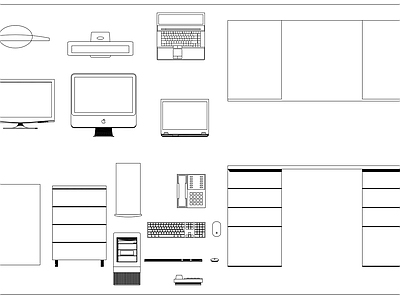 家具图库 办公耗材品 文职用具 职场备品 办公杂件 行政用品