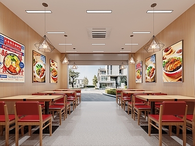 日式快餐店 快餐厅 快餐 面条 猪脚饭